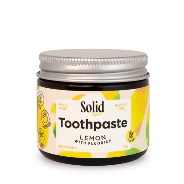 Lemon Toothpaste Jar