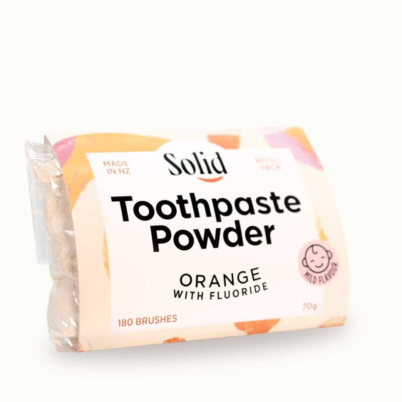 Orange Toothpaste Powder + Fluoride - Image 3