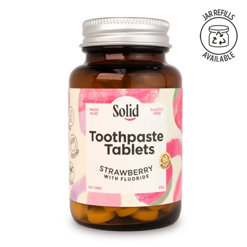 Strawberry Toothpaste Tablets + Fluoride