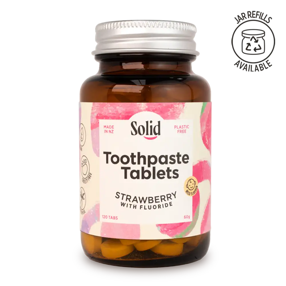 Strawberry Toothpaste Tablets + Fluoride