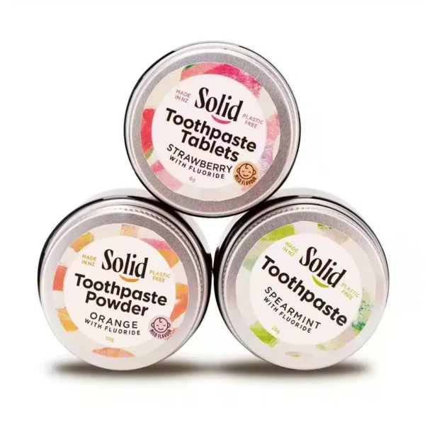 solid toothpaste samples