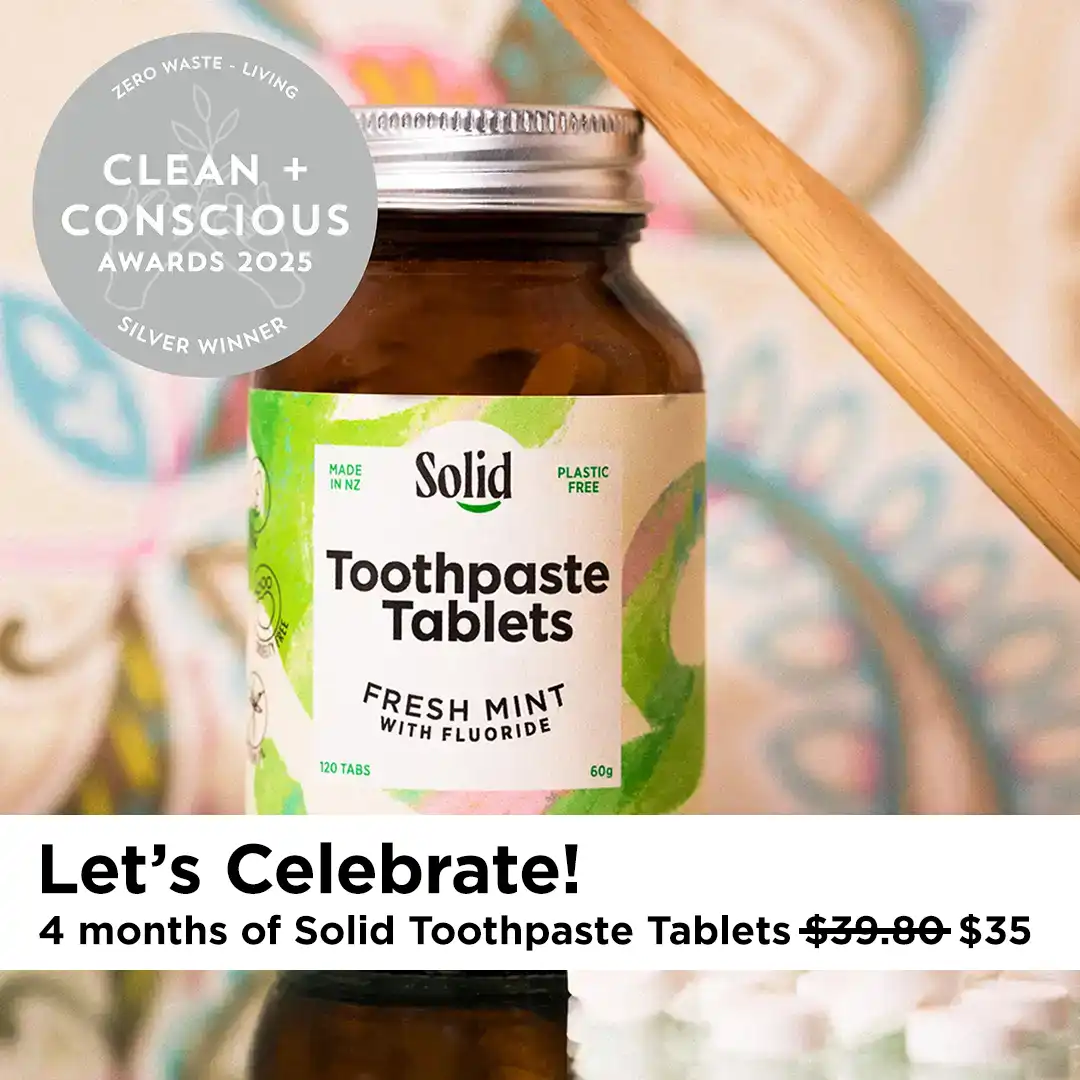 Solid – Solid Fresh Mint Toothpaste Tablets – Best Zero Waste Body copy 2