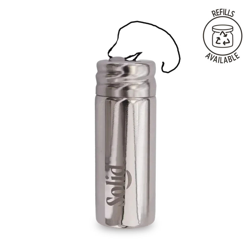Metal Dental Floss Dispenser - Stainless Steel