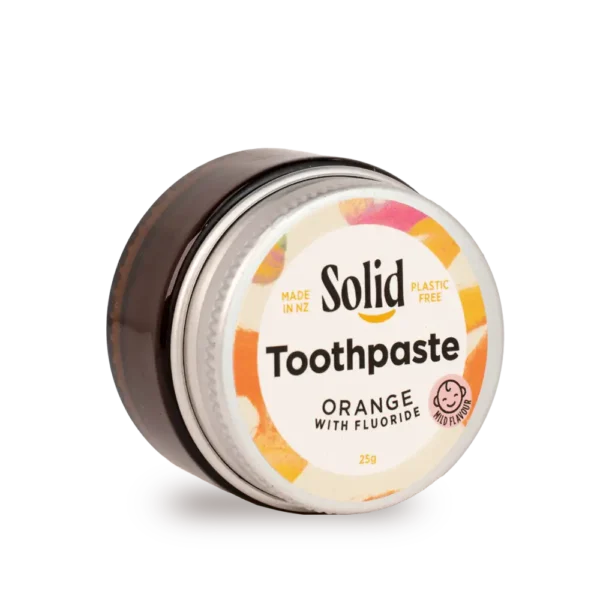 Orange Toothpaste Jar - Mini